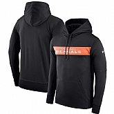 Men's Cincinnati Bengals Nike Sideline Team Performance Pullover Hoodie Black,baseball caps,new era cap wholesale,wholesale hats